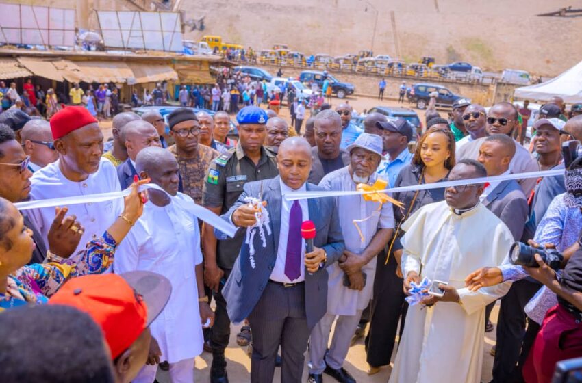  Gov. Mbah Commissions Multiple Projects, Built by LG Boss